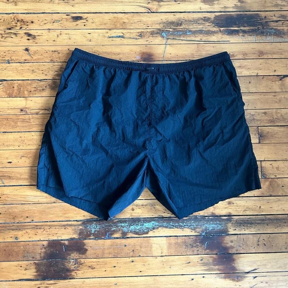 boohooMAN Mens 5XL Black Cut Off Sweat Shorts Lightweight Lounge